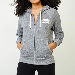 Roots Salt and Pepper Full Zip Hoodie
